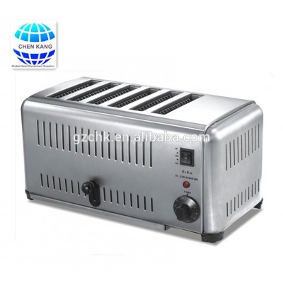 Automatic 6-slice bread toaster /conveyor sandwich toaster EST-6