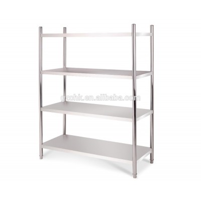 Hot sell stainless steel 4 layer shelf /stainless steel kitchen storage rack for restaurant