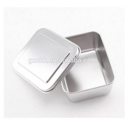 Luxury stainless steel fast food box/fast food container